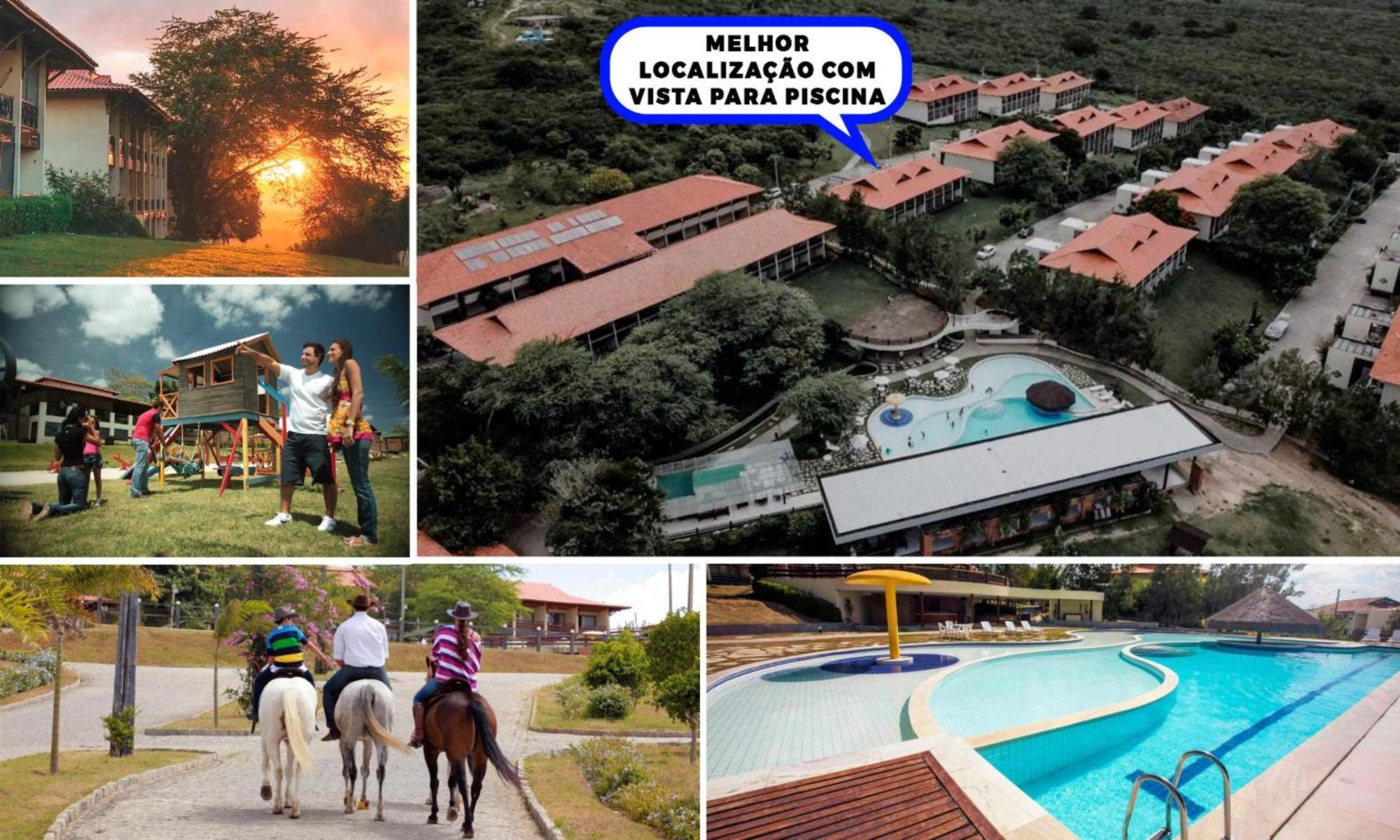 Flat No Hotel Fazenda Monte Castelo Gravata Condominio 外观 照片